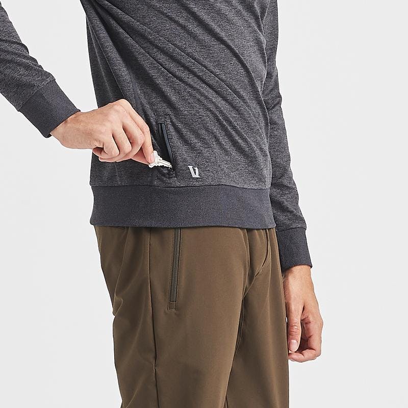 Men's Ponto Performance Crew - Charcoal Heather - Image 6
