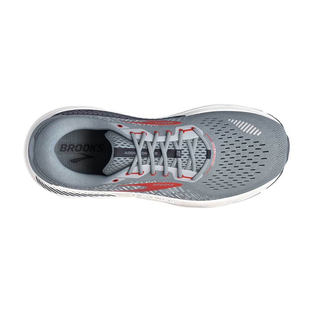 Men's Addiction GTS 15 Running Shoe - Grey/Ebony/Chili Oil - Regular (D) - Image 5