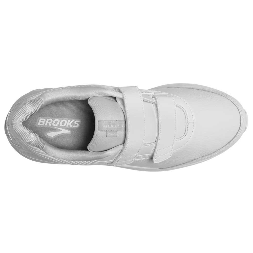 Men's Addiction Walker V-Strap 2 Walking Shoe - White/White - Extra Wide (4E) - Image 4
