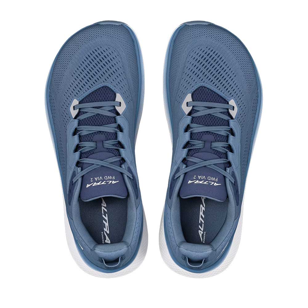 Men's FWD VIA 2 Running Shoe - Navy/Light Blue - Regular (D) - Image 4