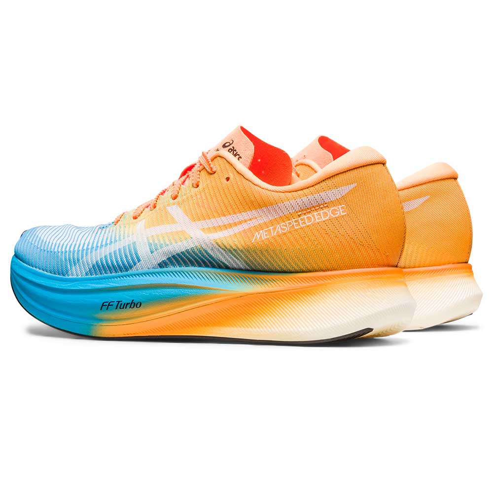 All Gender Metaspeed Edge+ Running Shoe- Island Blue/Orange Pop- Regular (D) - Image 3