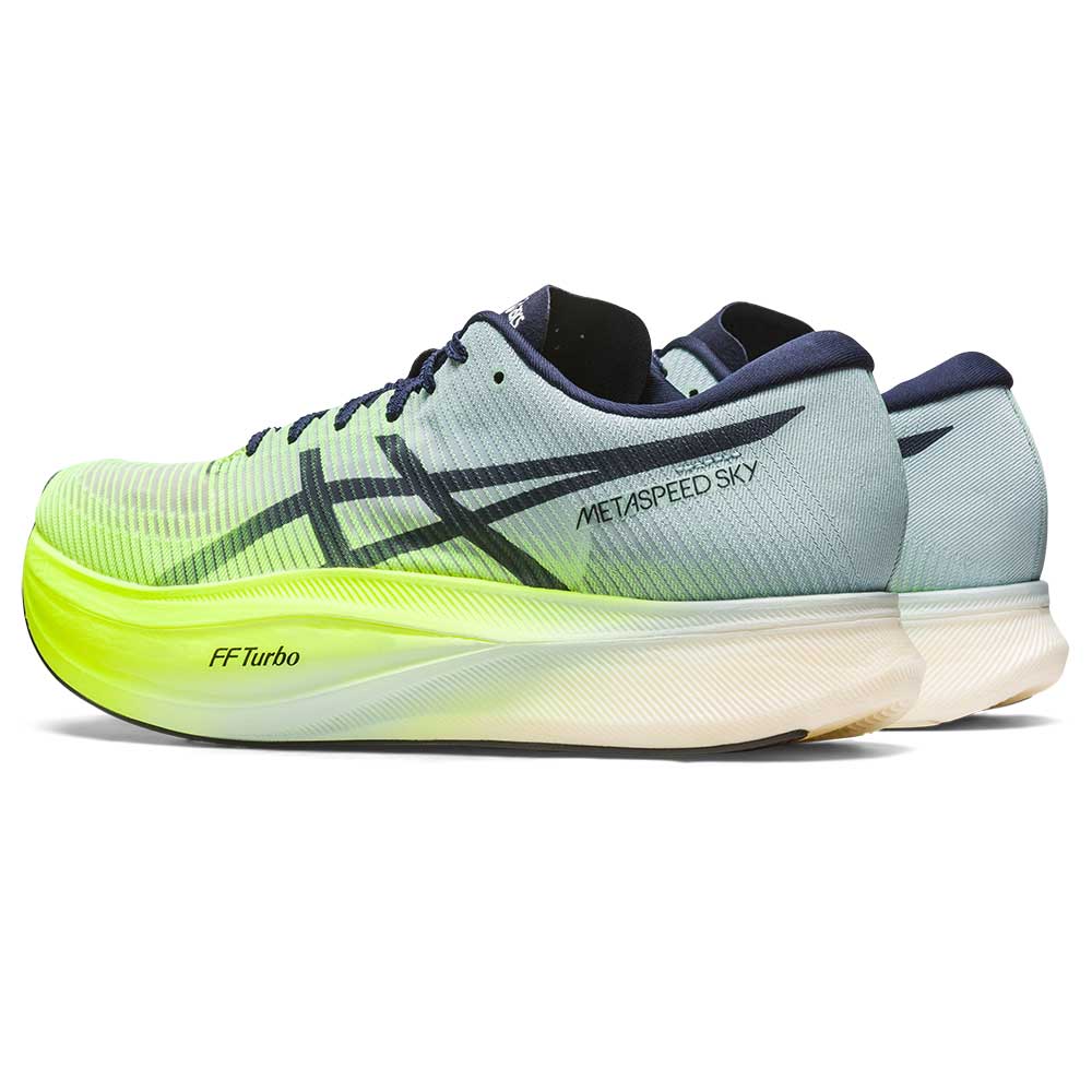 All Gender Metaspeed Sky+ Running Shoe - Hazard Green/Sky - Regular (D) - Image 5
