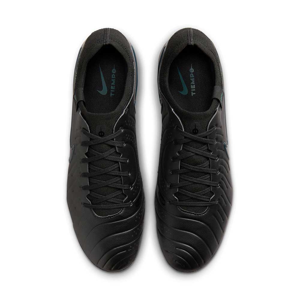 Nike Tiempo Legend 10 Pro Soccer Cleats - Black/Black-Deep Jungle - Regular (D) - Image 4