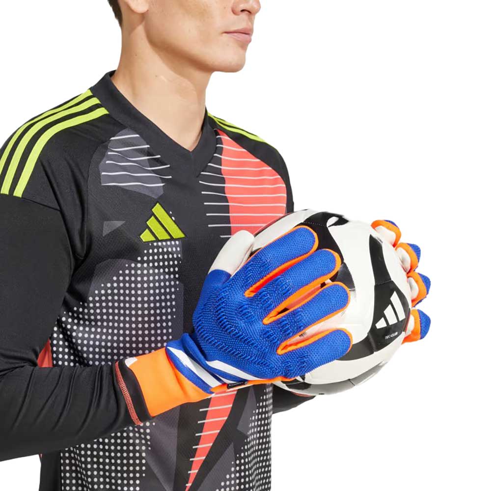 Predator GL Pro Fingersave Goalkeeper Glove - Lucid Blue/Solar Red/White - Image 5