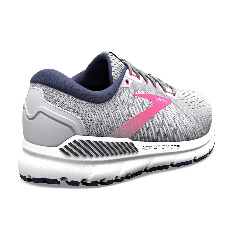 Women's Addiction GTS 15 Running Shoe - Oyster/Peacoat/Lilac Rose - Extra Wide (2E) - Image 5