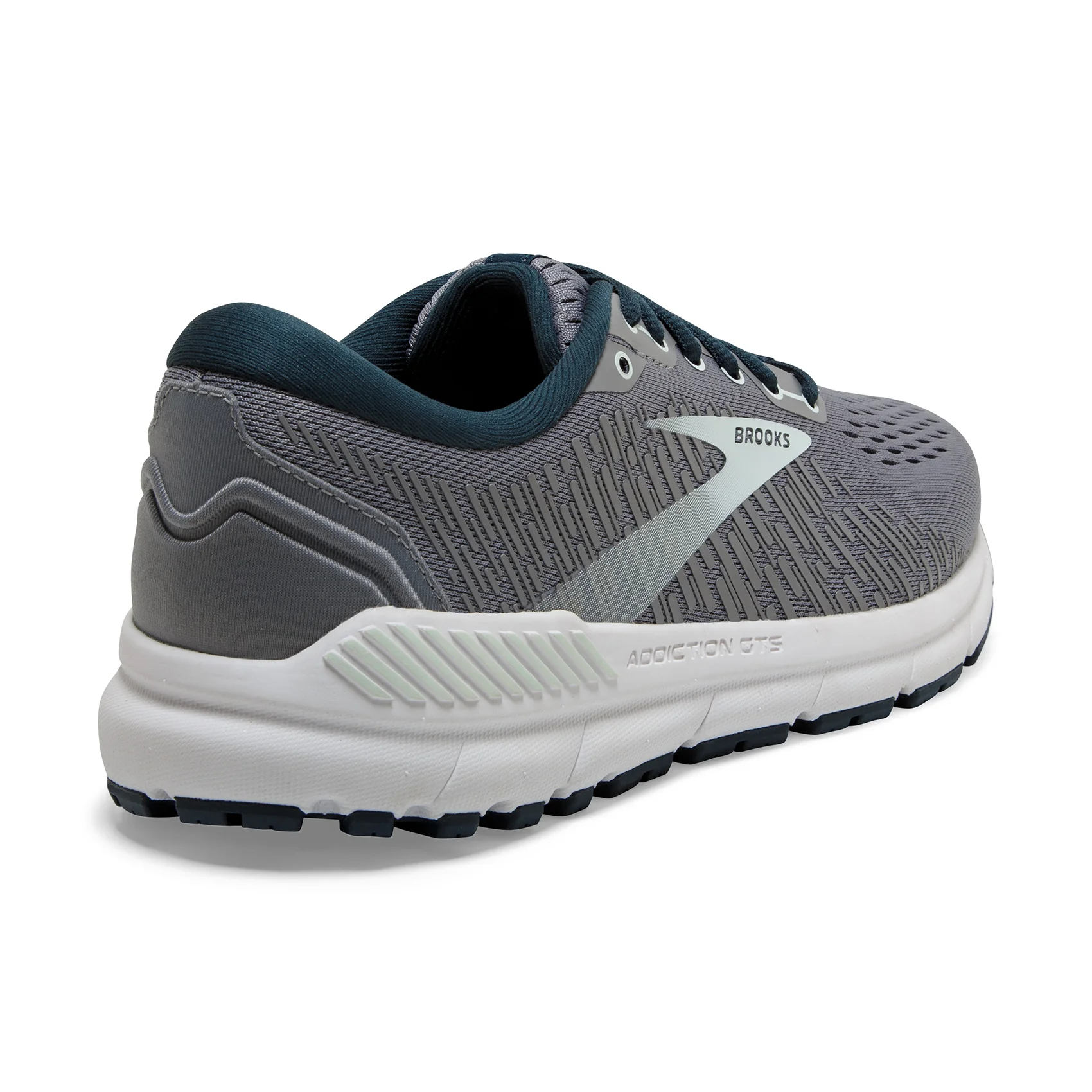 Women's Addiction GTS 15 Running Shoe - Grey/Navy/Aqua - Regular (B) - Image 4