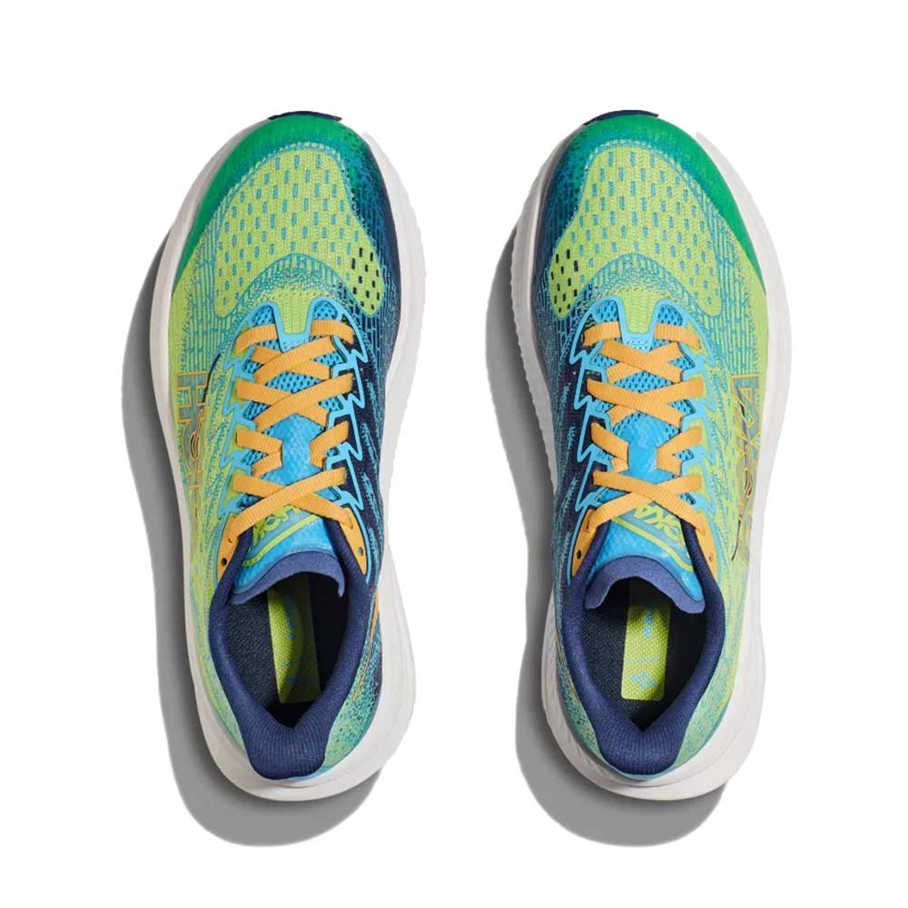 Youth Mach 6 Running Shoe - Lettuce/Bellwether Blue - Regular (M) - Image 5