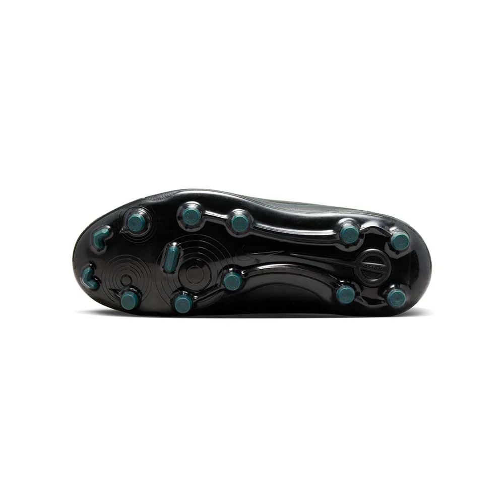 Youth Nike Jr. Tiempo Legend 10 Academy - Black/Black-Deep Jungle - Regular (M) - Image 7
